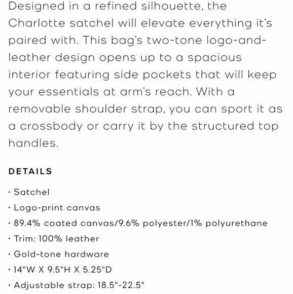 ⚠️LAST 1⚠️Michael Kors Charlotte LG Satchel Brown - Picture 8 of 8